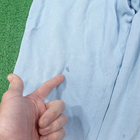 VINTAGE PANNILL USA MADE 70s 80s LIGHT BLUE SWEATPANTS SIZE M MEDIUM **READ** - Picture 5 of 13